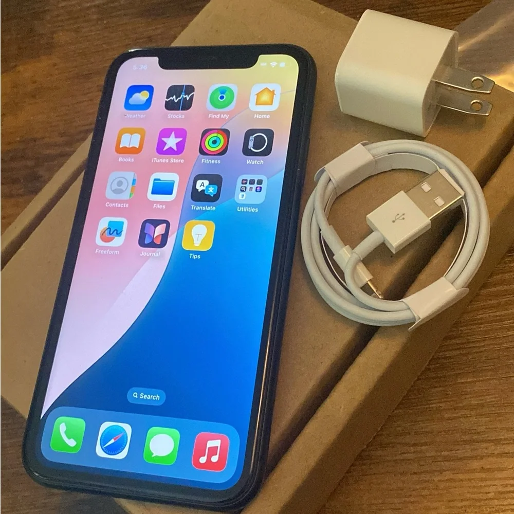 Apple iPhone 11 64GB unlocked with Charger - Black